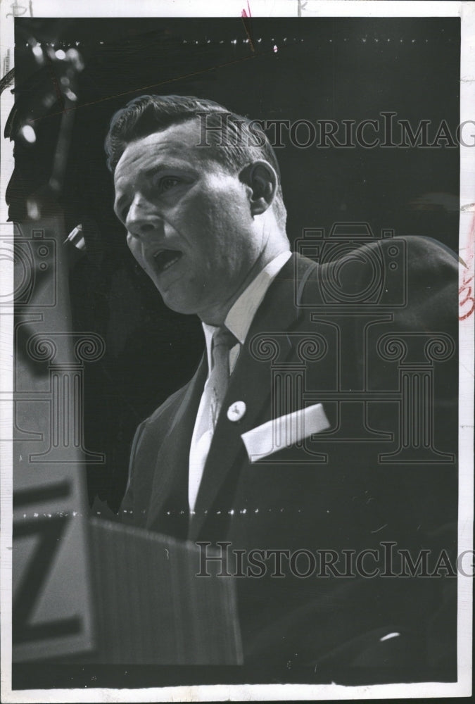 1955 Press Photo  Bear Pilot Ralph Houk Spts File Club - Historic Images