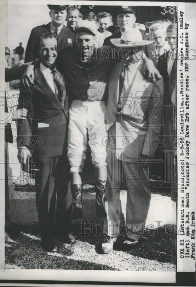 1956 Jockey Dave Erb After Race. - Historic Images