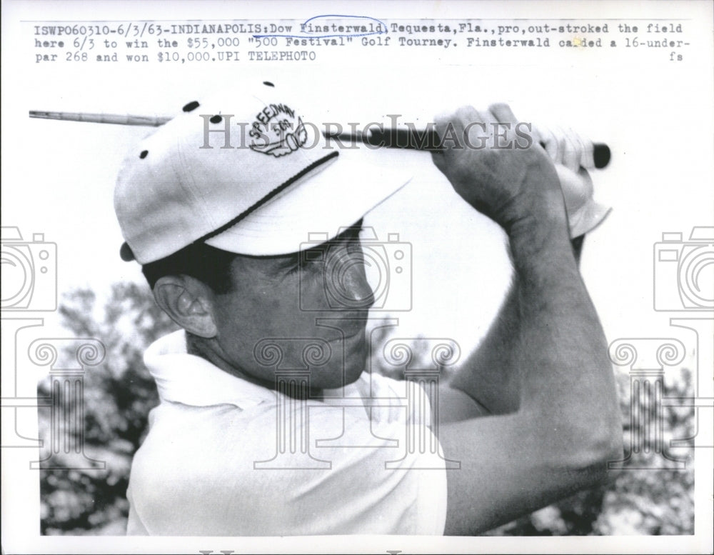 1963 Press Photo Dow Finsterwald Golfer - RRQ56027 - Historic Images