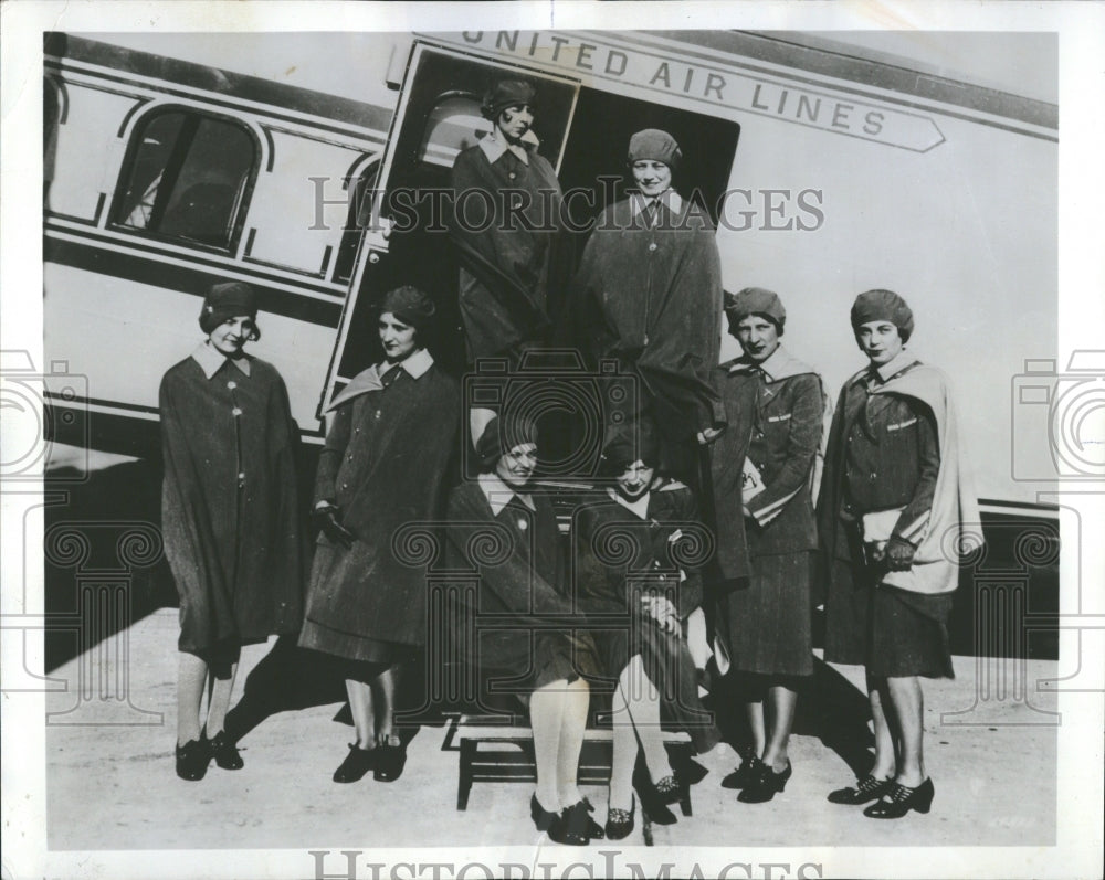 1975 Copy of 1930 World First Stewardesses - Historic Images