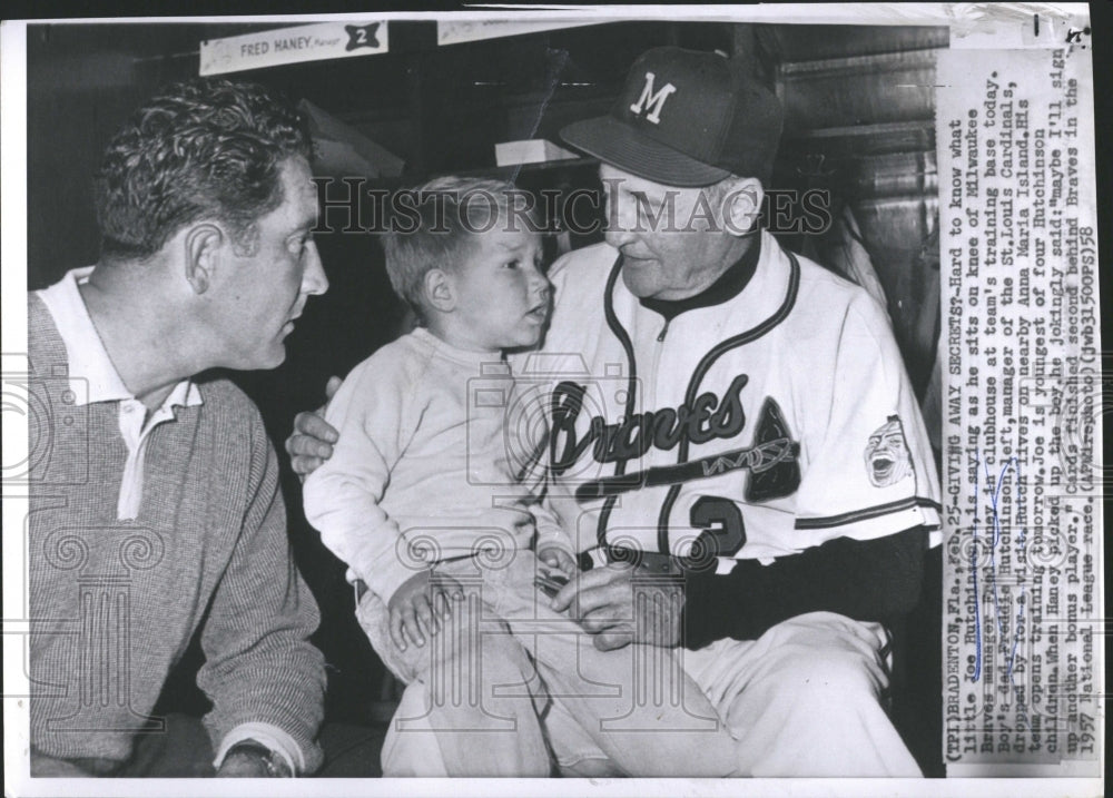 1958 Press Photo Fred Hutchinson and Fred Haney - RRQ56335 - Historic Images