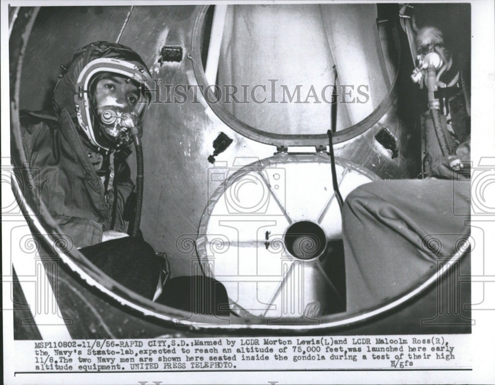 1956 Morton Malcolm Ross Lewis Navy Stzato - Historic Images