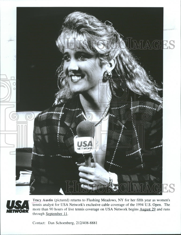 1994 Tracy Austin Tennis USA Network - Historic Images