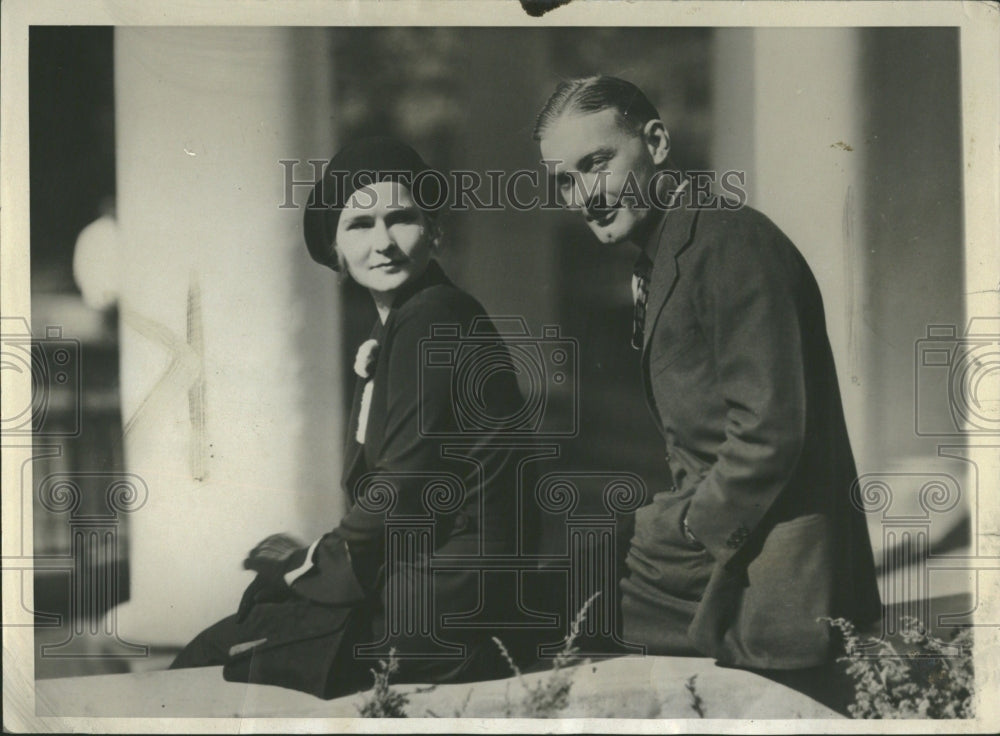 1930 George Lott Chciago Tennis Player Cup - Historic Images