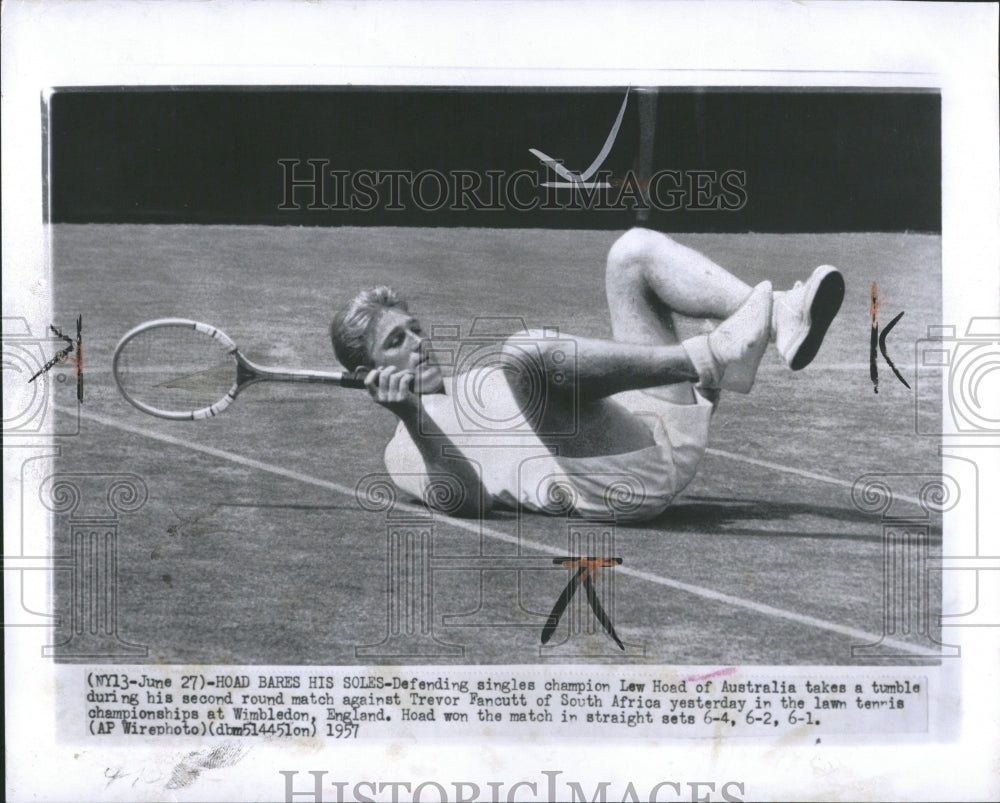 1957 Lew Hoad Champion Tennis Player Eng-Historic Images