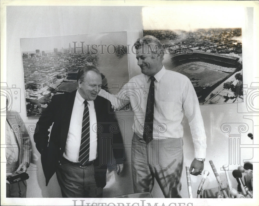 1983 Cubs Field Manager Named - Historic Images