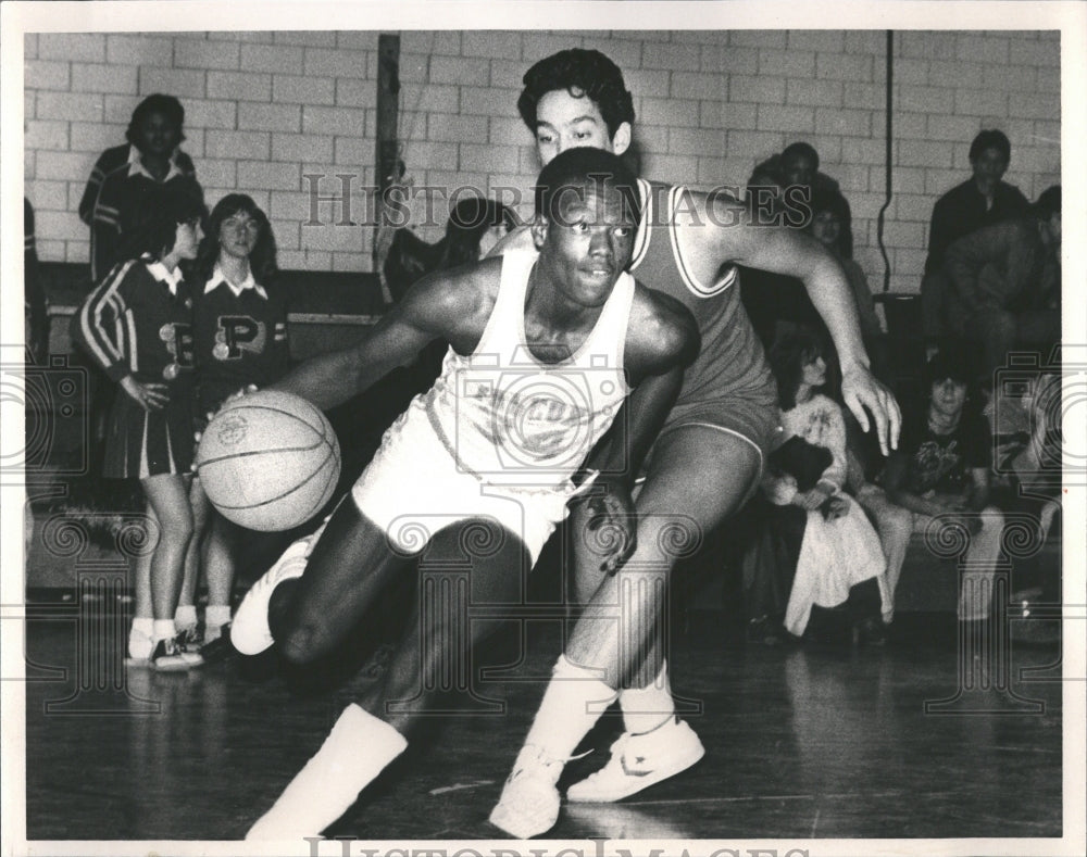 1981 Press Photo Ken Norris Prosser High Basketball - RRQ59235 - Historic Images