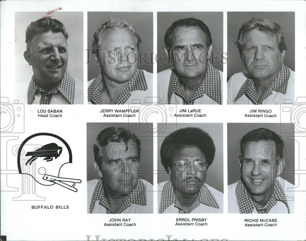 1976 Lou Saban Jerry Wampfle Buffalo Bills - Historic Images