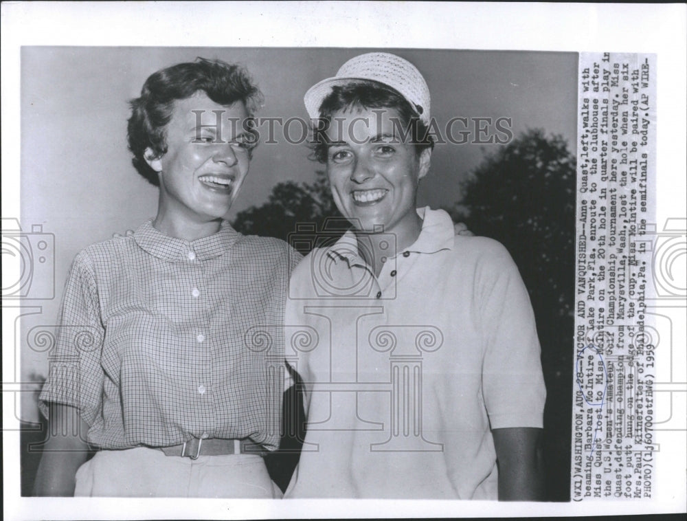 1959 Barbara McIntire Professional Golfer-Historic Images