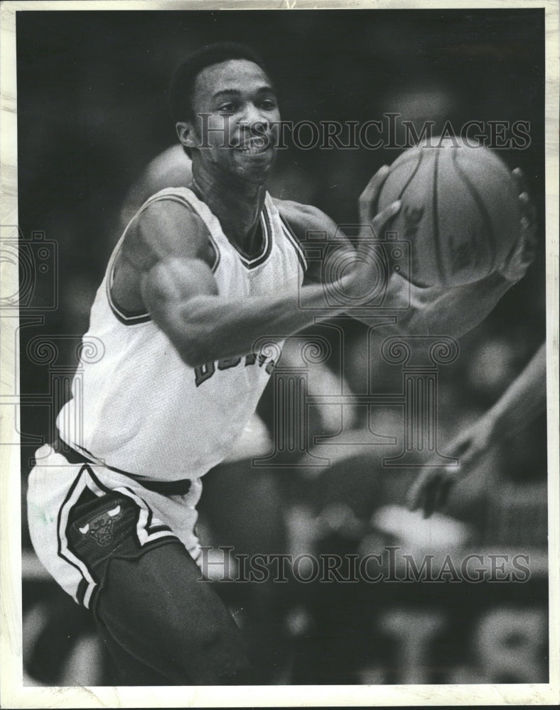 1984 Press Photo Ennis Whatley Chicago Bulls - RRQ60249 - Historic Images