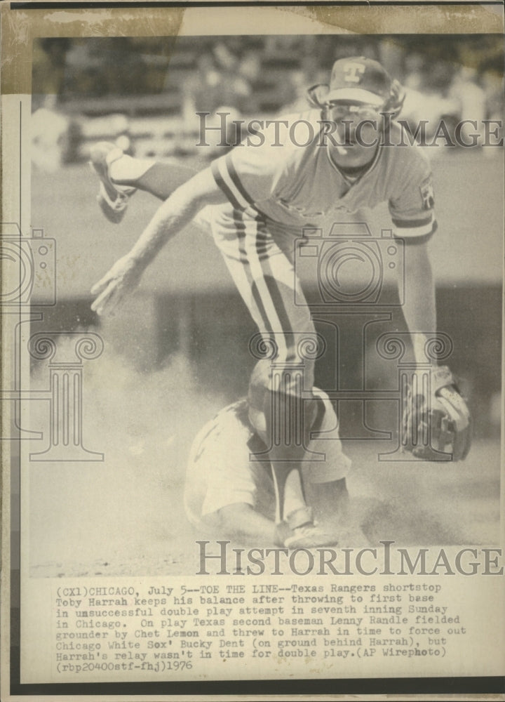 1976 Texas Ranger Shortstop Toby Harrah - Historic Images