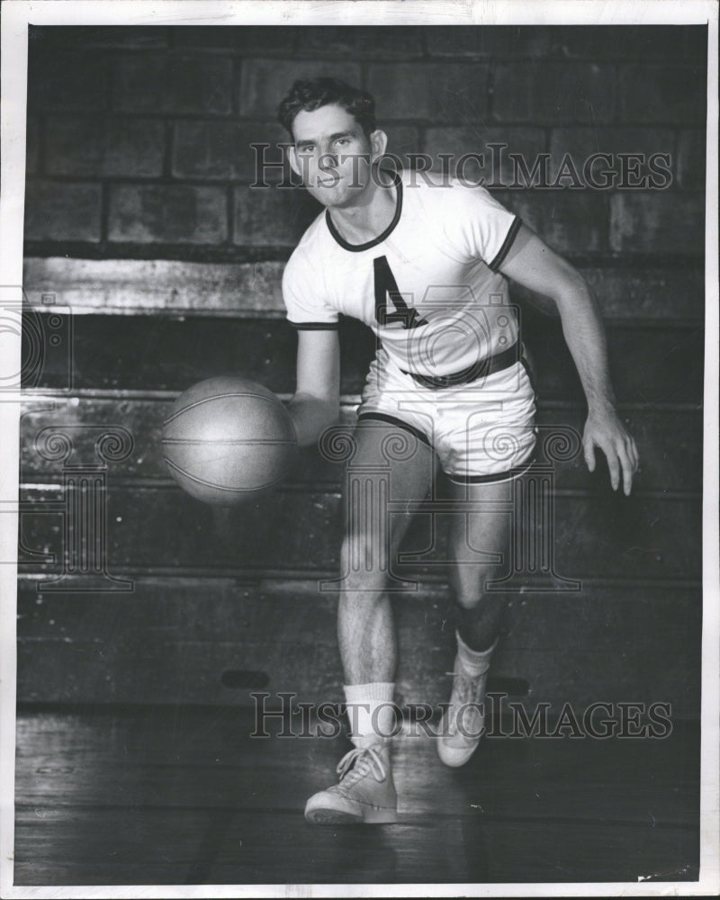 1940 Basketball Tech Lawrence Hawkins Norm - Historic Images