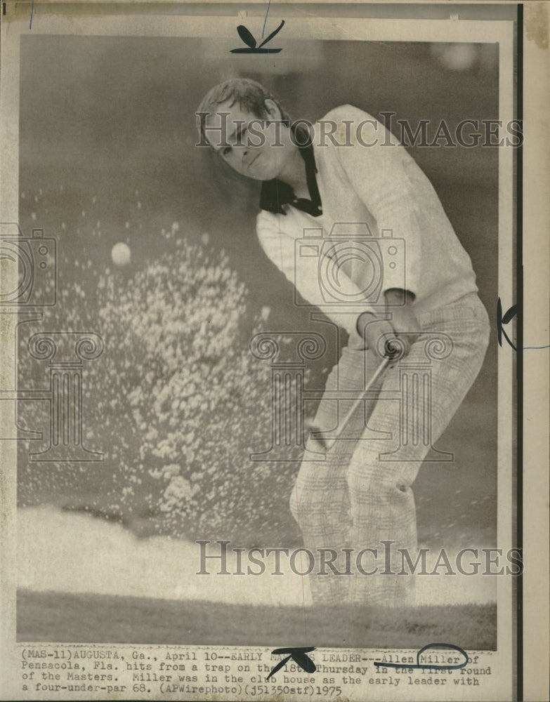 1975 Allen Miller 18th Hole Masters Golf - Historic Images