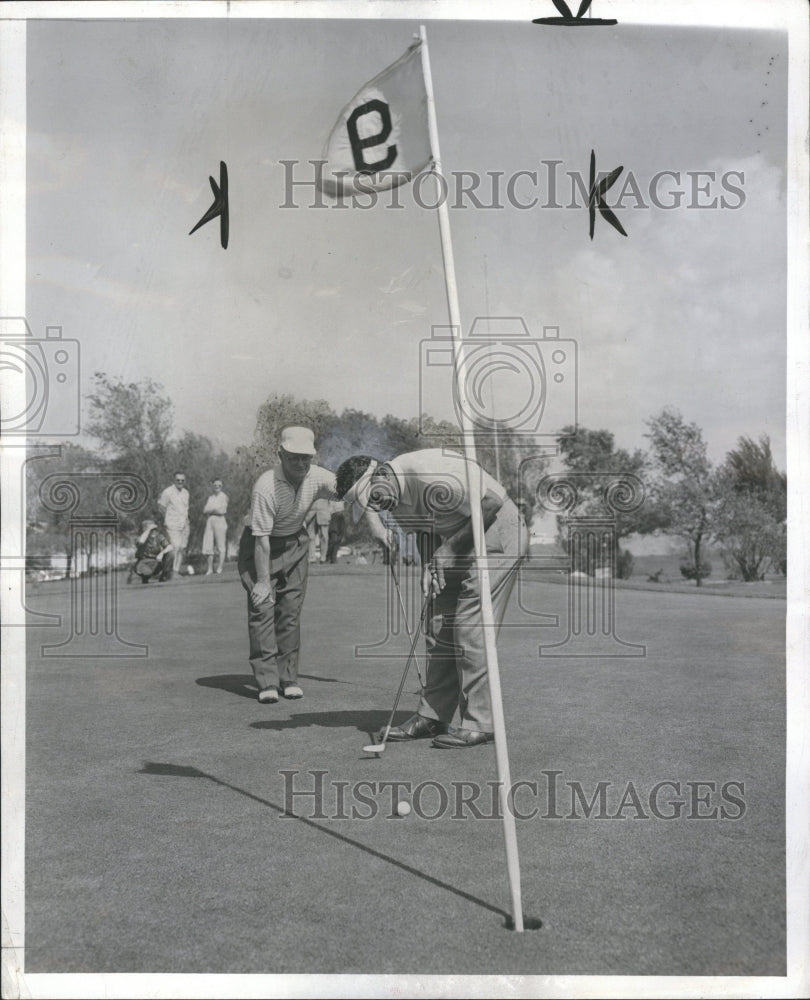 1956 Golfers Johnny Revolta And Guy Paulson - Historic Images