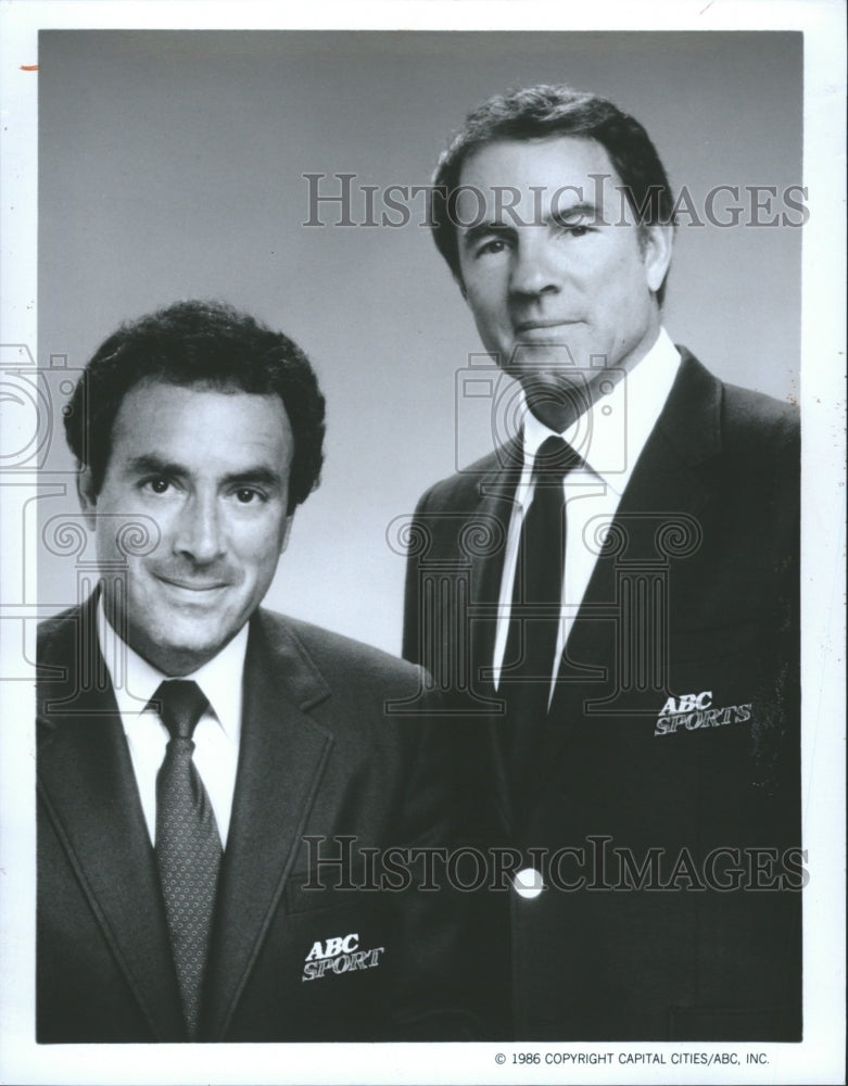 1986 Al Michaels American Sportscaster - Historic Images