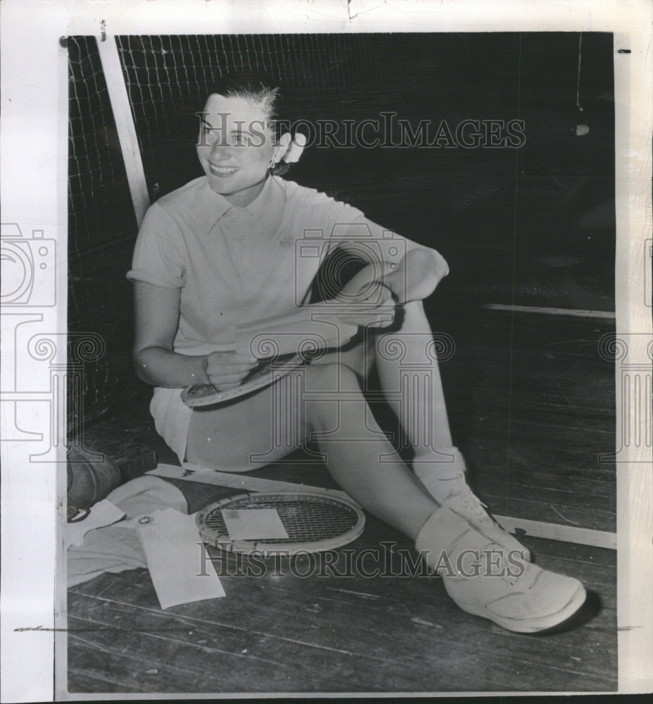 1952 Nancy Chafee Tennis Champion-Historic Images