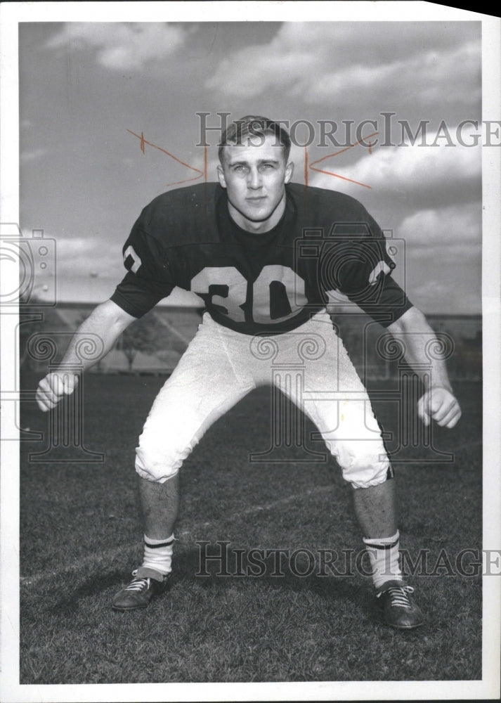 1969 Press Photo Minnesota Football Noel Jenke LB - Historic Images