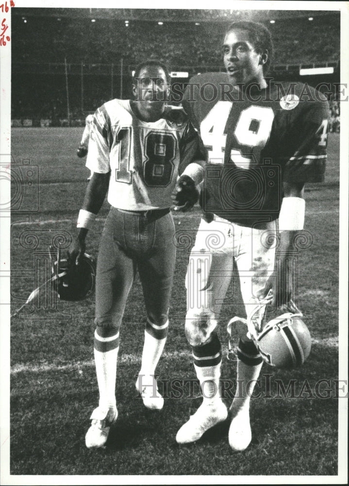 1984 Press Photo Charlie Joiner Kansas City Chiefs - RRQ62531 - Historic Images