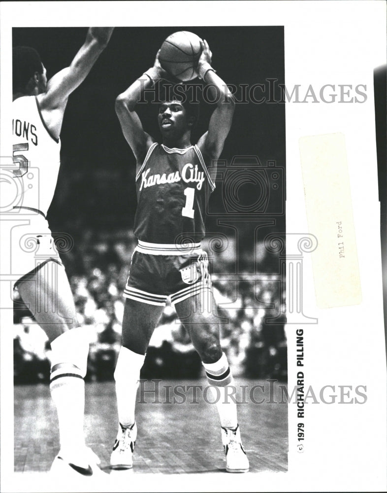 1979 Phil Ford Kansas City Kings Basketball - Historic Images