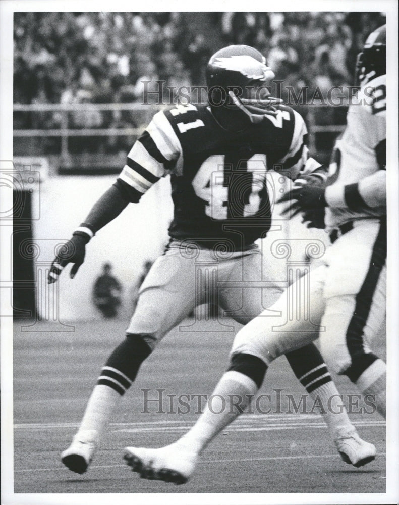 1975 Philadelphia Eagles Safety Randy Logan - Historic Images