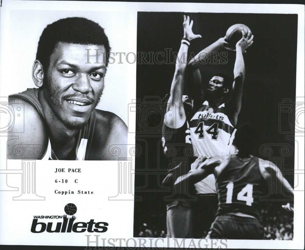 1976 Press Photo Retired Washington Bullet, Joe Pace - Historic Images