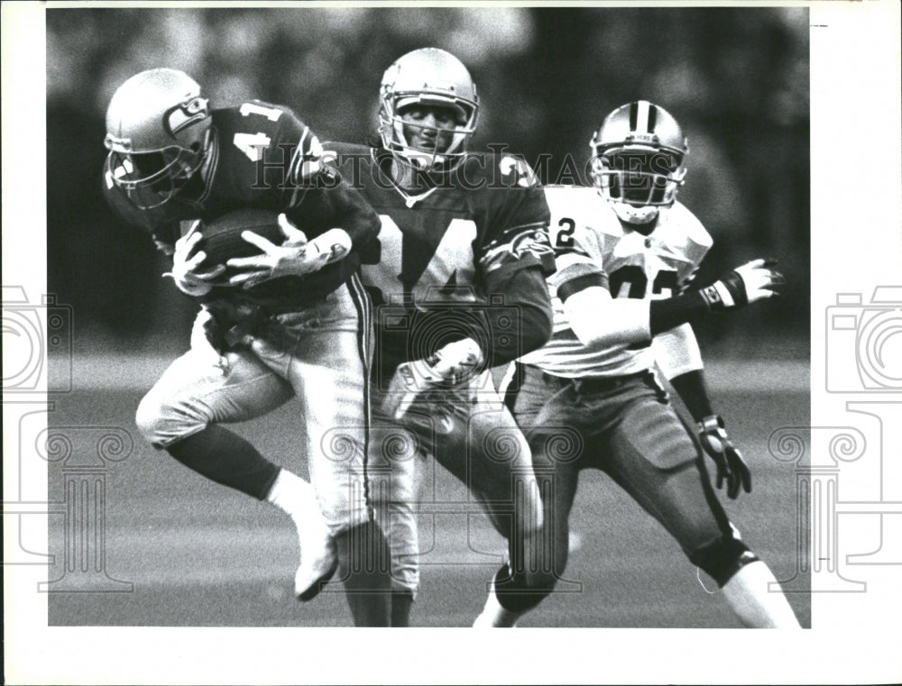 1991 Eugene Robinson John Taylor Seahawk - Historic Images