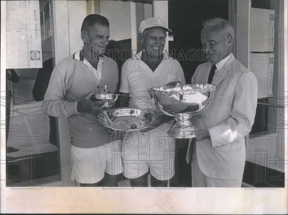 1967 Tom Seattle Tennis Club Trophy Ken - Historic Images