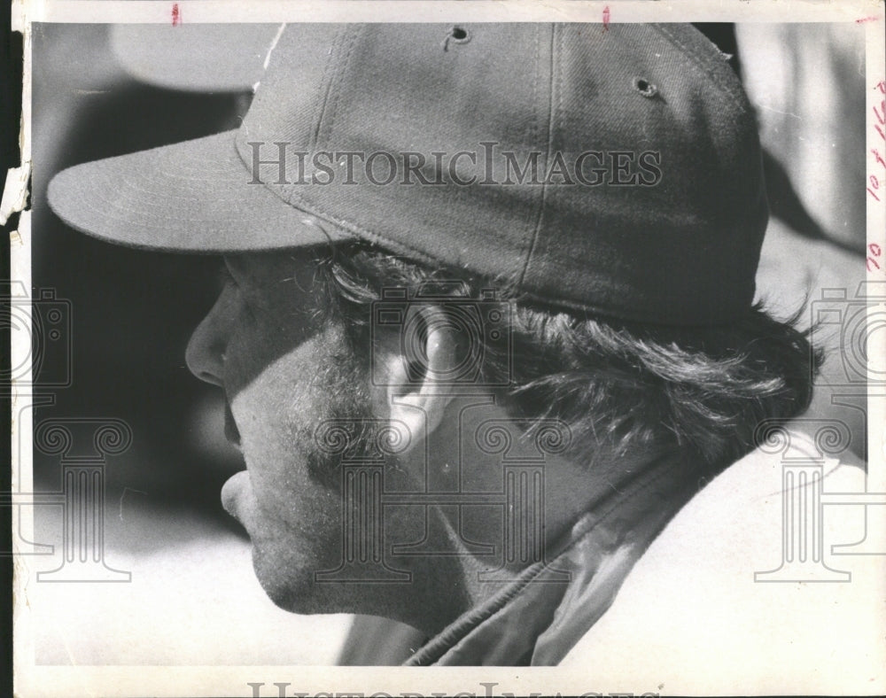 1971 Side View Of Cardinals Ted Crawford Sizemore-Historic Images