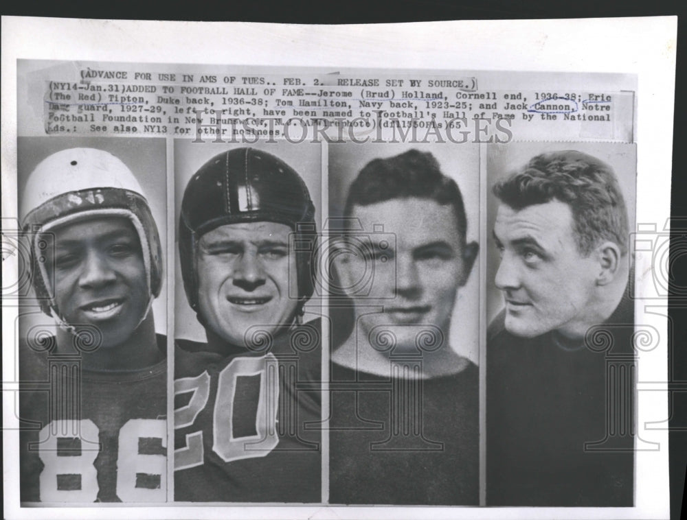 1965 Jerome Holland Cornell Eric Tipton Duke Jack Cannon - Historic Images