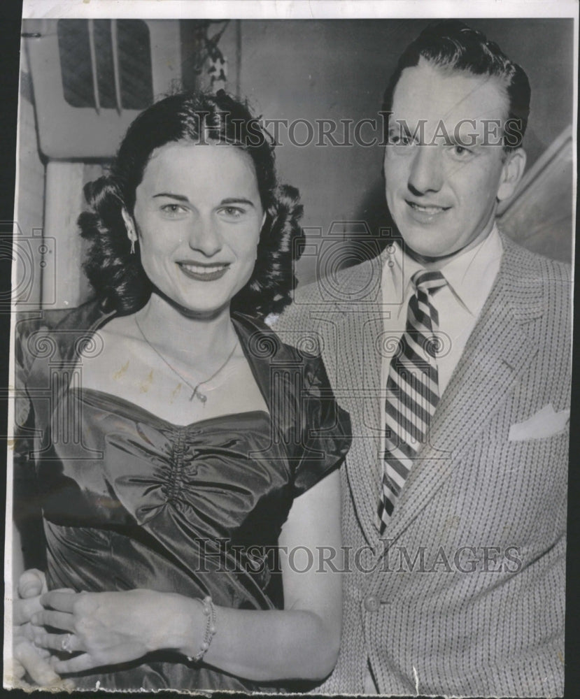 1951 Pittsburgh Pirates Ralph Kiner, Tennis Star Nancy Chaffee - Historic Images
