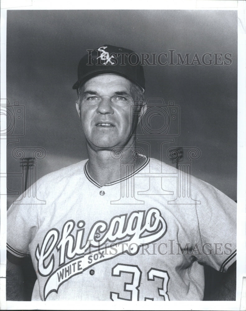 1971 Johnny Sain Chicago White Sox Baseball Team Coach - Historic Images