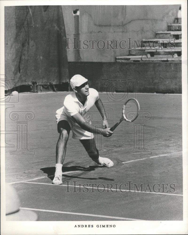 1961 Tennis Player Andres Gimeno - Historic Images