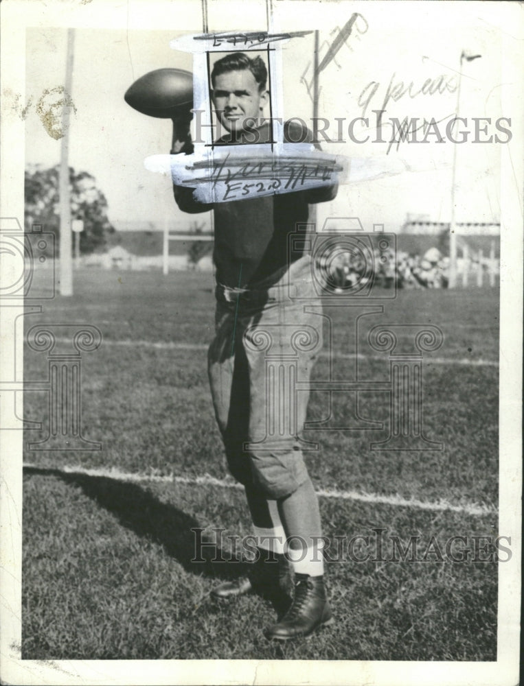 1941 Eddie Collins Jr. Yale Football Team Player - Historic Images