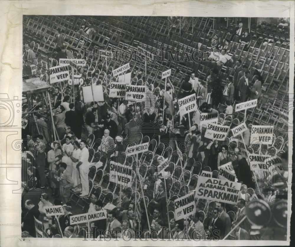 1952 Democratic party John Sparkman - Historic Images