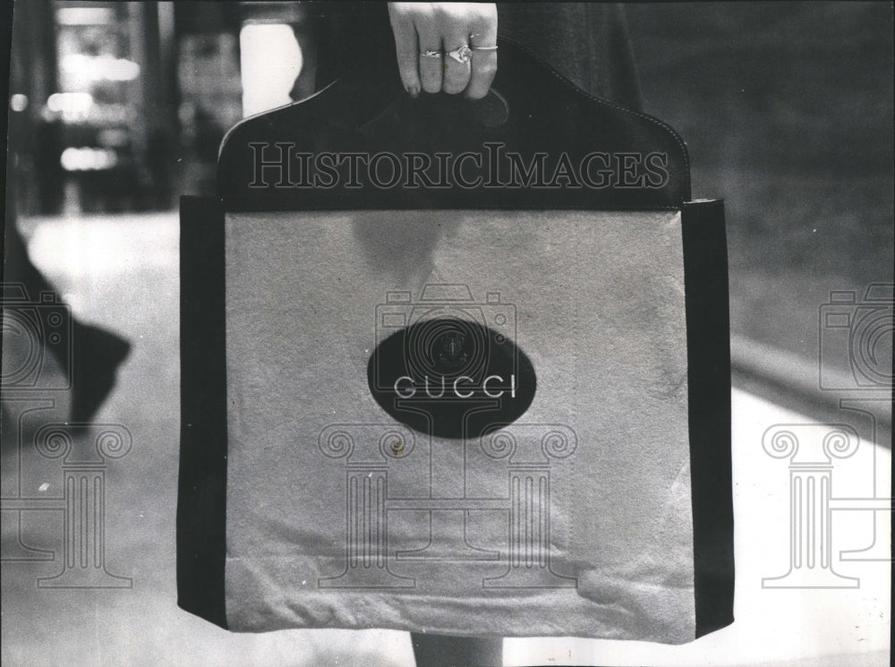 1974 Luggage bag Italian manfacturers - Historic Images