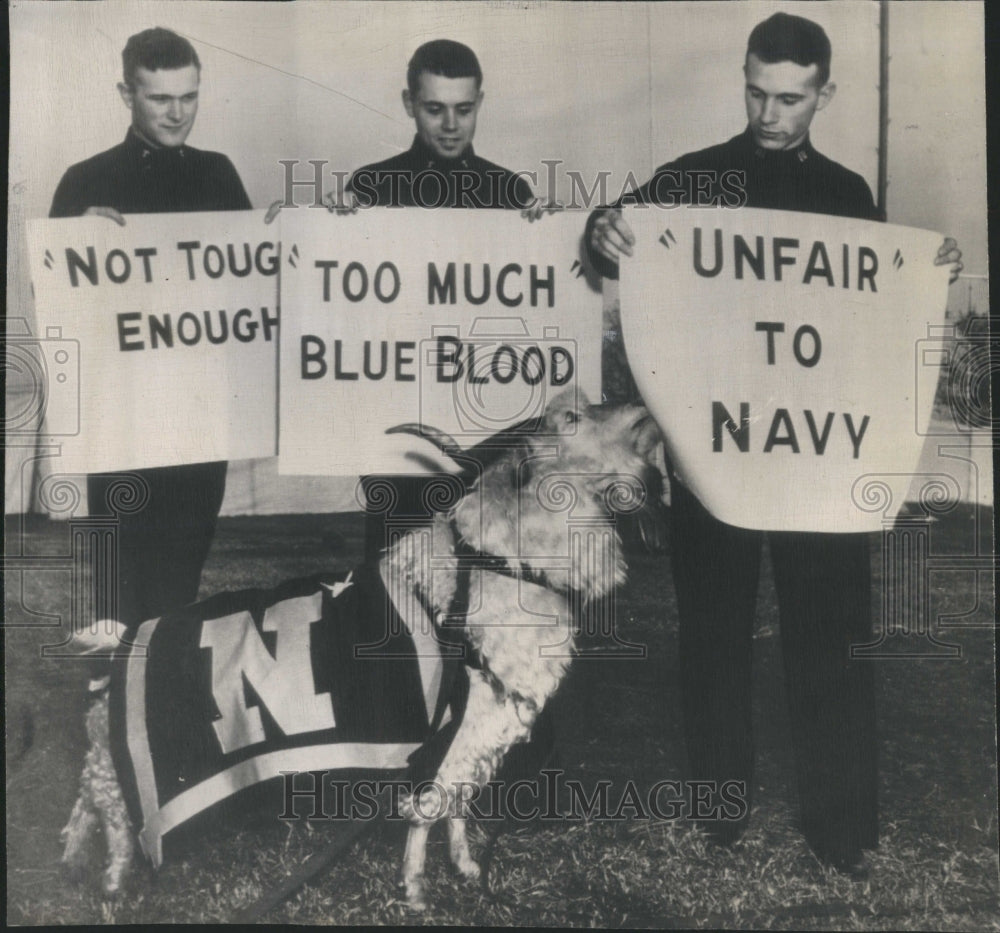 1946 Mascot Goat Navy Jack Baker Pampa - Historic Images