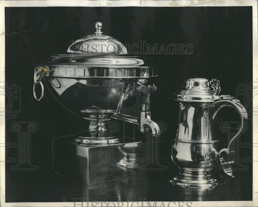 1963 Antoque Silver London Garrand - Historic Images