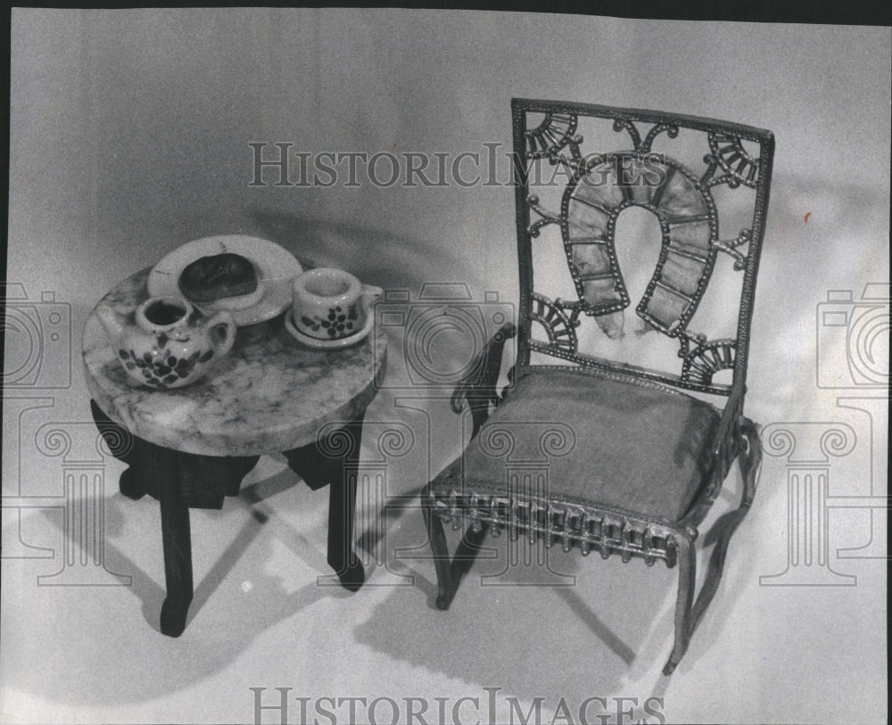 1974 Antique Chairs Tables Anne Gilbert - Historic Images