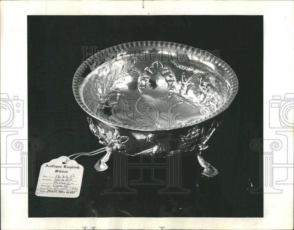 1977 Loretta Keating George III Sugar Bowl - Historic Images