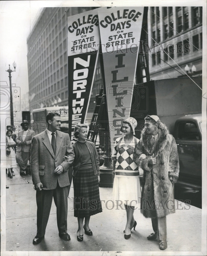 1952 Press Photo Charles Kuehn Marilyn Shanks Depauw - Historic Images
