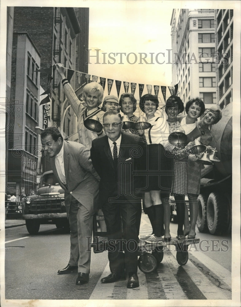 1963 J.P. Hanset Robert B. Johnson Joan Ren  - Historic Images