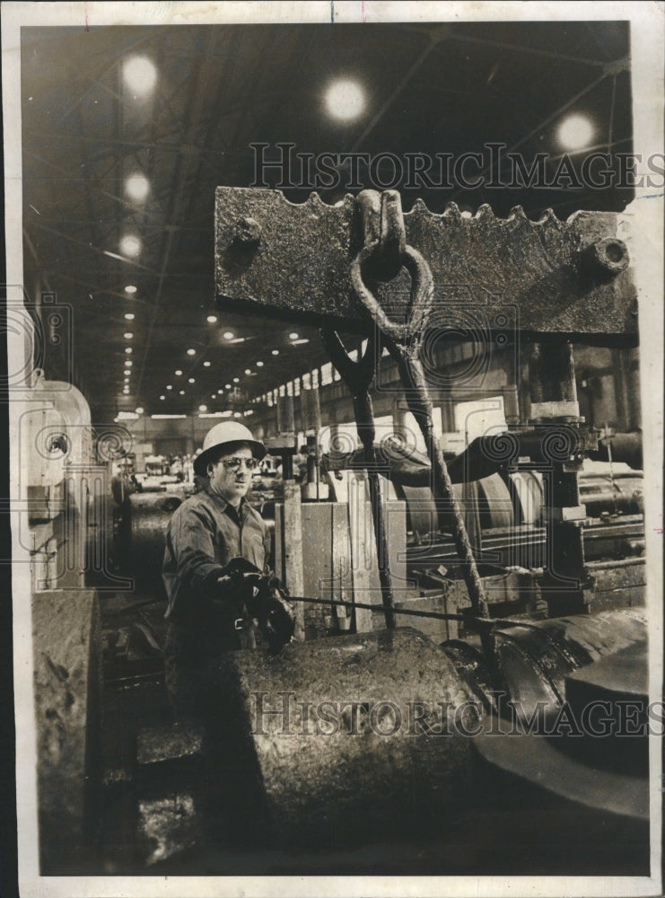 1968 Mr. Frank Migliozzi Steel plant - Historic Images