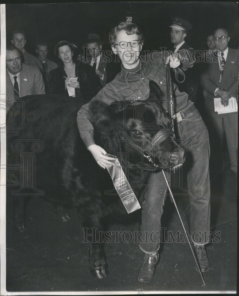 1955 Press Photo International Live Stock Expo Julius - Historic Images