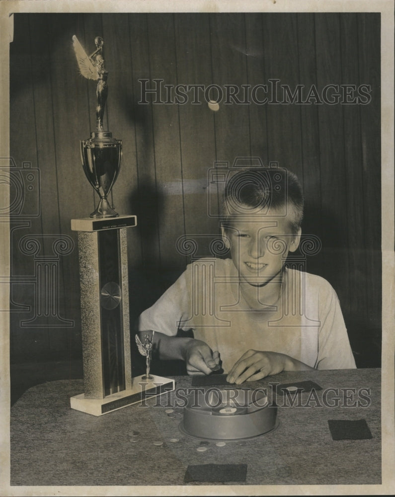 1969 Chris Birosak First Tiddily Wink Champ - Historic Images