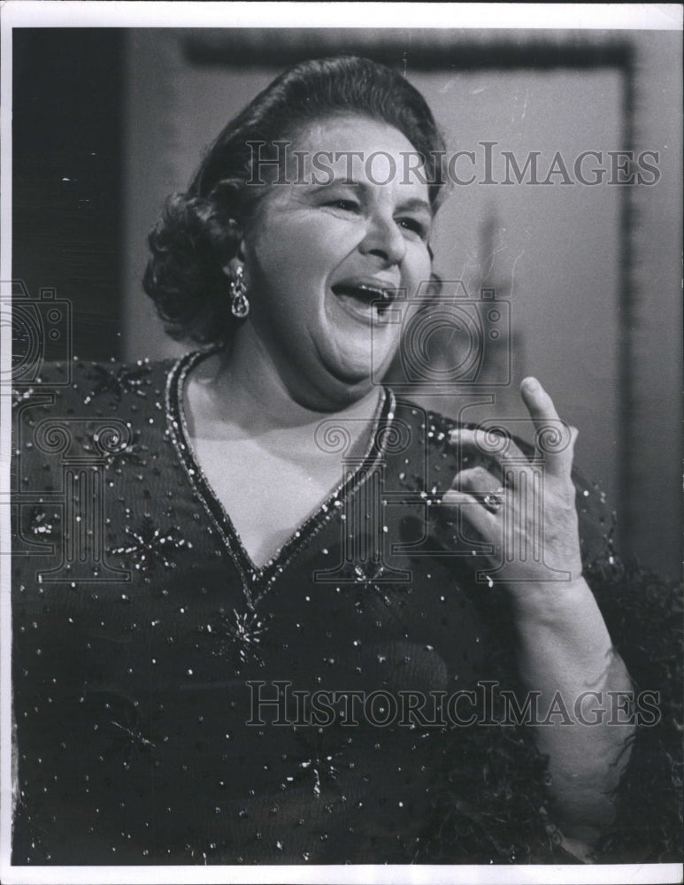 1965 Singer Kate Smith - Historic Images
