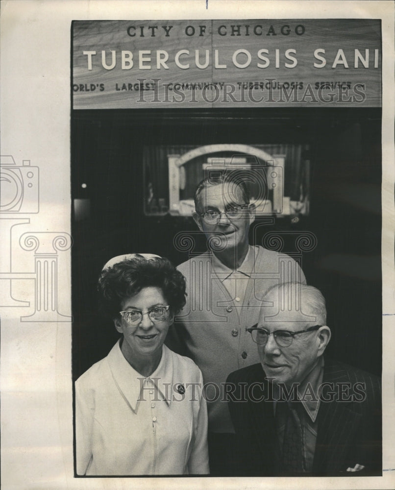 1971 Press Photo Municipal Tuberculosis Sanitarium Work - Historic Images