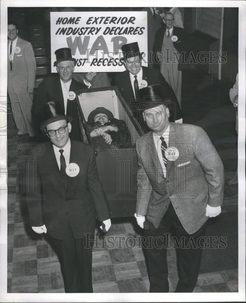 1958 Bury Recession Protest Devon Avenue  - Historic Images