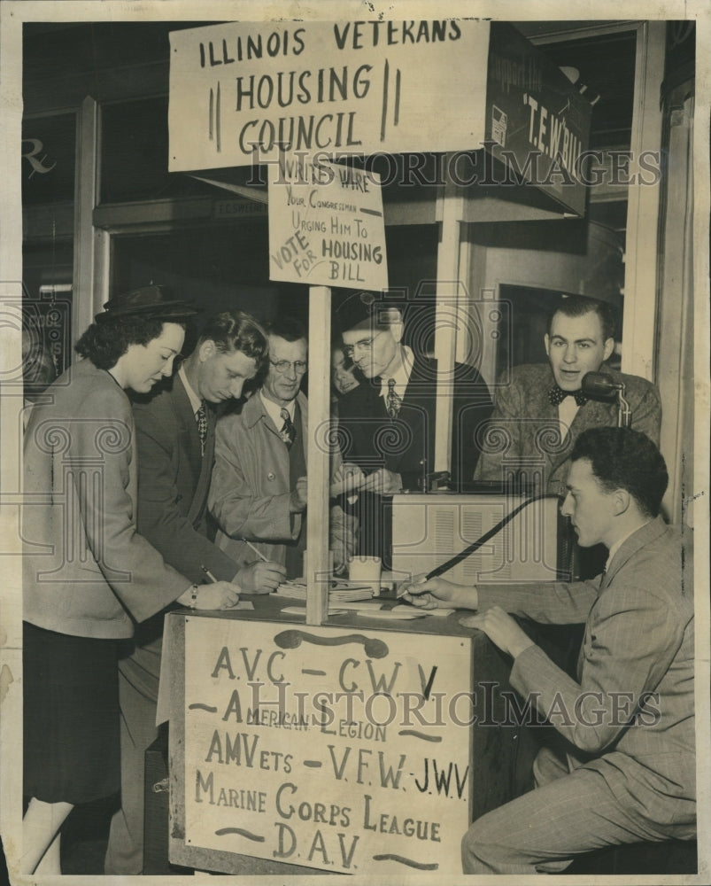 1948 Illinois Veterans Housing Council - Historic Images