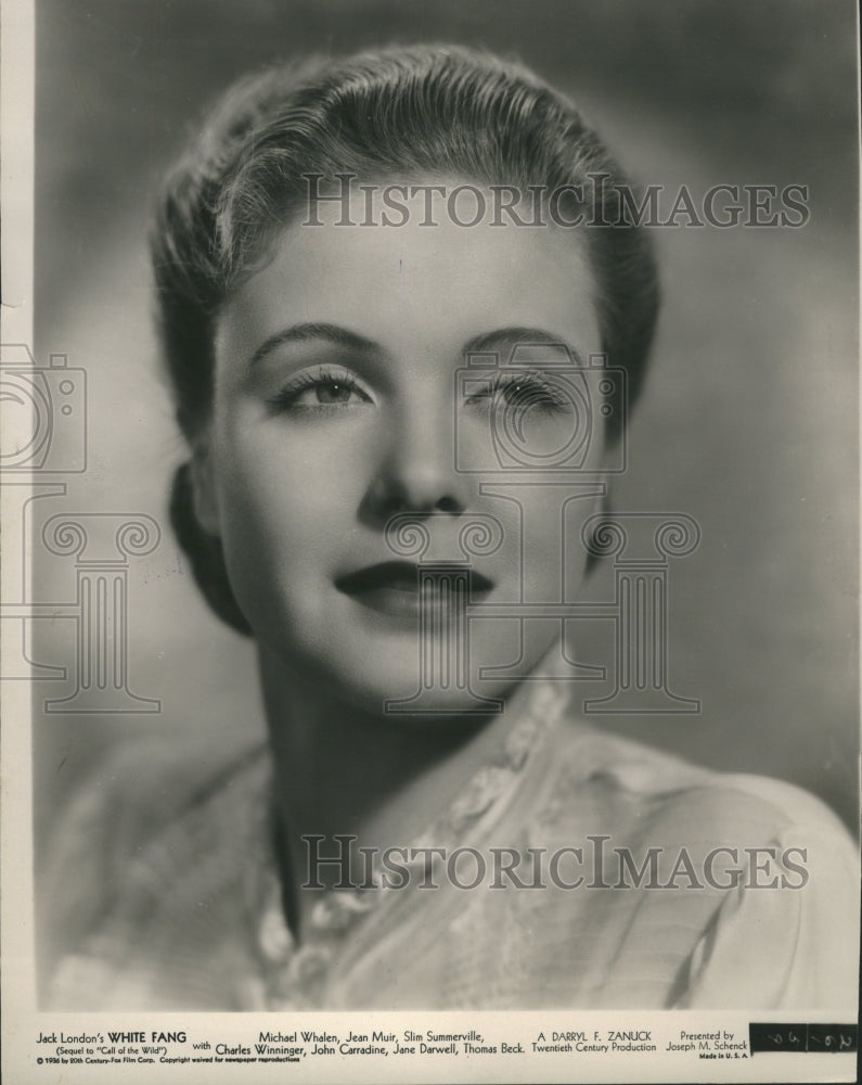 1936 Actress Jean Muir - Historic Images