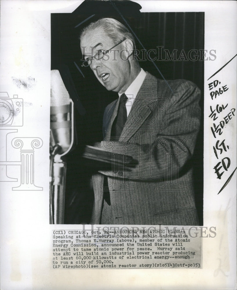 1953 Tame Atomics 4 Peace Thomas Murray - Historic Images